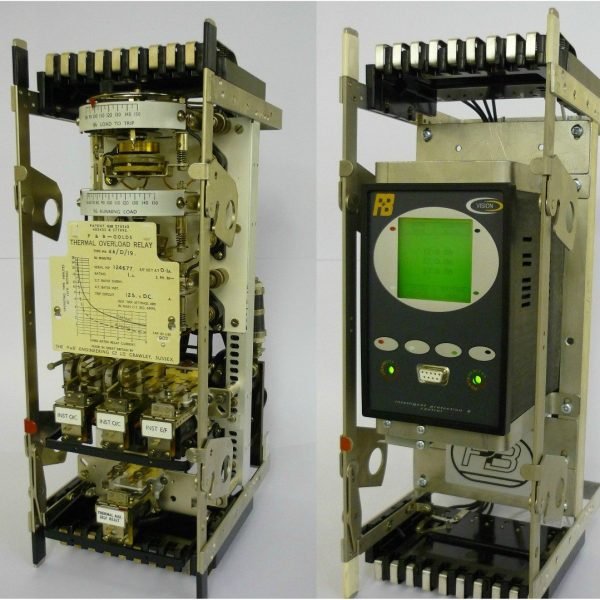 Old P&B Golds Protection Relay vs. P&B Retrofit Replacement Protection Relay